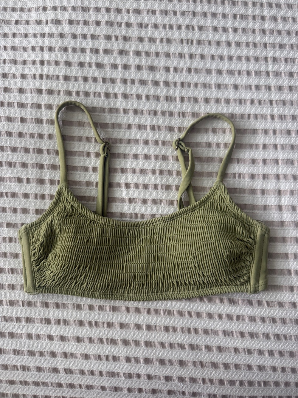 Xhilaration Olive Green Bikini Top